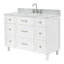 ARIEL Monroe 54 Single Sink Bathroom Vanity with Carrara Quartz Top-559027421-559027419-600647837