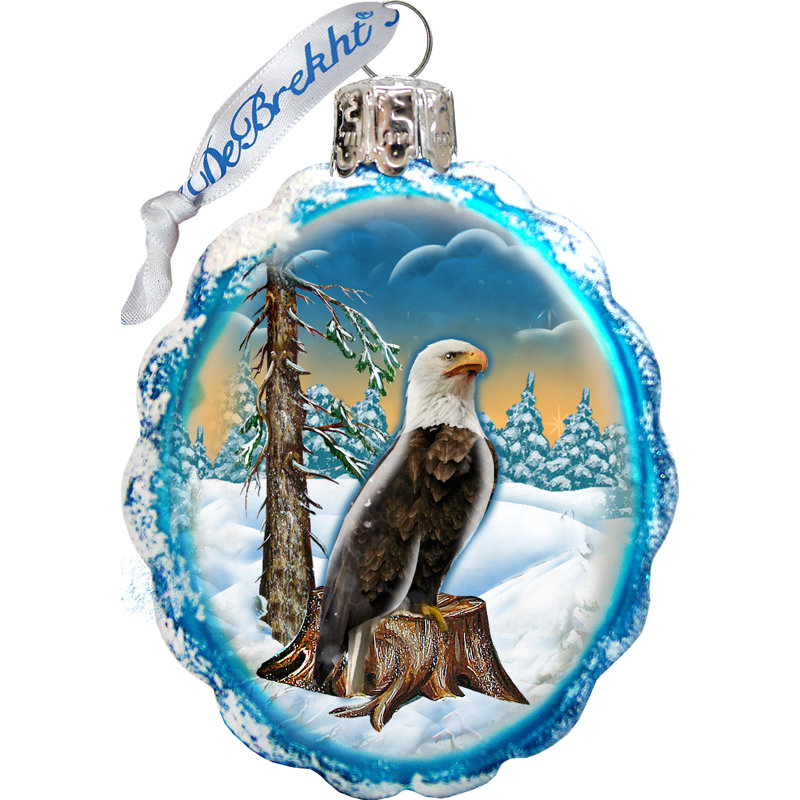 Keepsake 9'' Handmade Glass Hanging Figurine Ornament