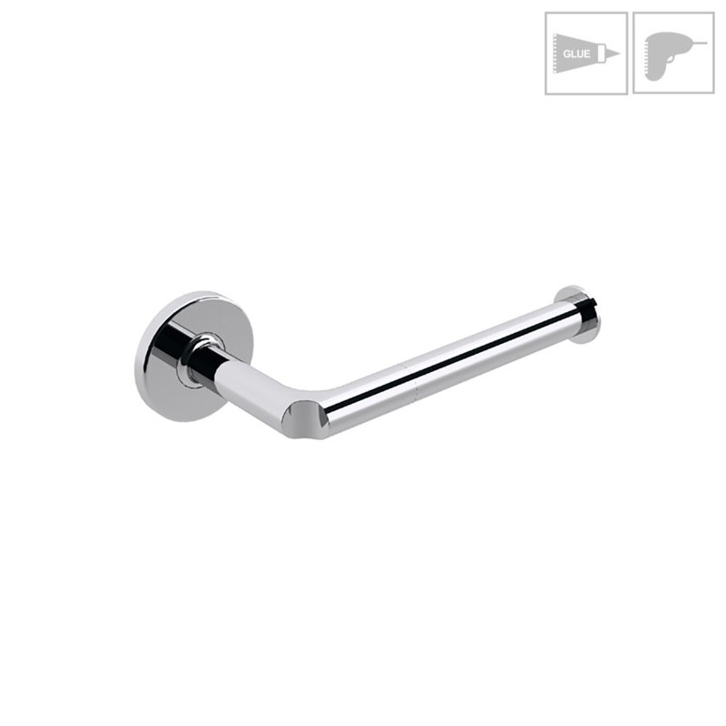 Sbeca Wall Mount Toilet Paper Holder, Polished Chrome