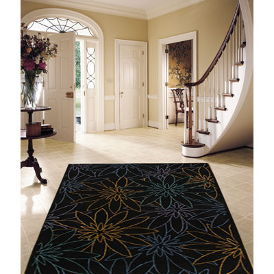 Wool Floral Indoor Rug