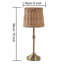 Lampe de table à DEL sans fil avec gradateur, pile rechargeable intégrée, 3 niveaux de luminosité, lampe de table de patio, lampe de chevet, éclairage ambiant pour restaurant Demetrish