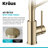 KRAUS Bolden 2-in-1 Commercial Style Pull-Down Single Handle Water Filter Kitchen Faucet for Reverse Osmosis or Water Filtration System-91893236