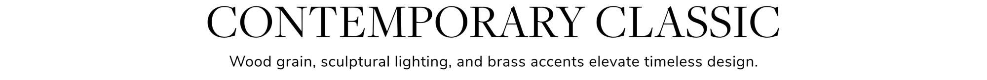Contemporary Classic Mobile Header