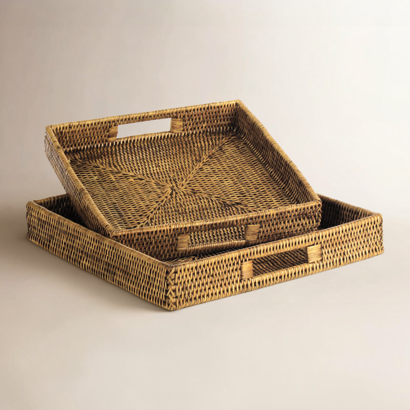 Burma Rattan Decorative Tray