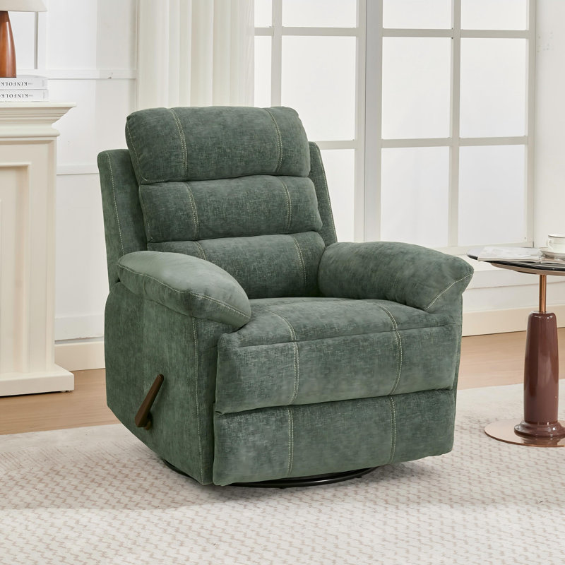 Fauteuil inclinable et pivotant Totianna, Vert