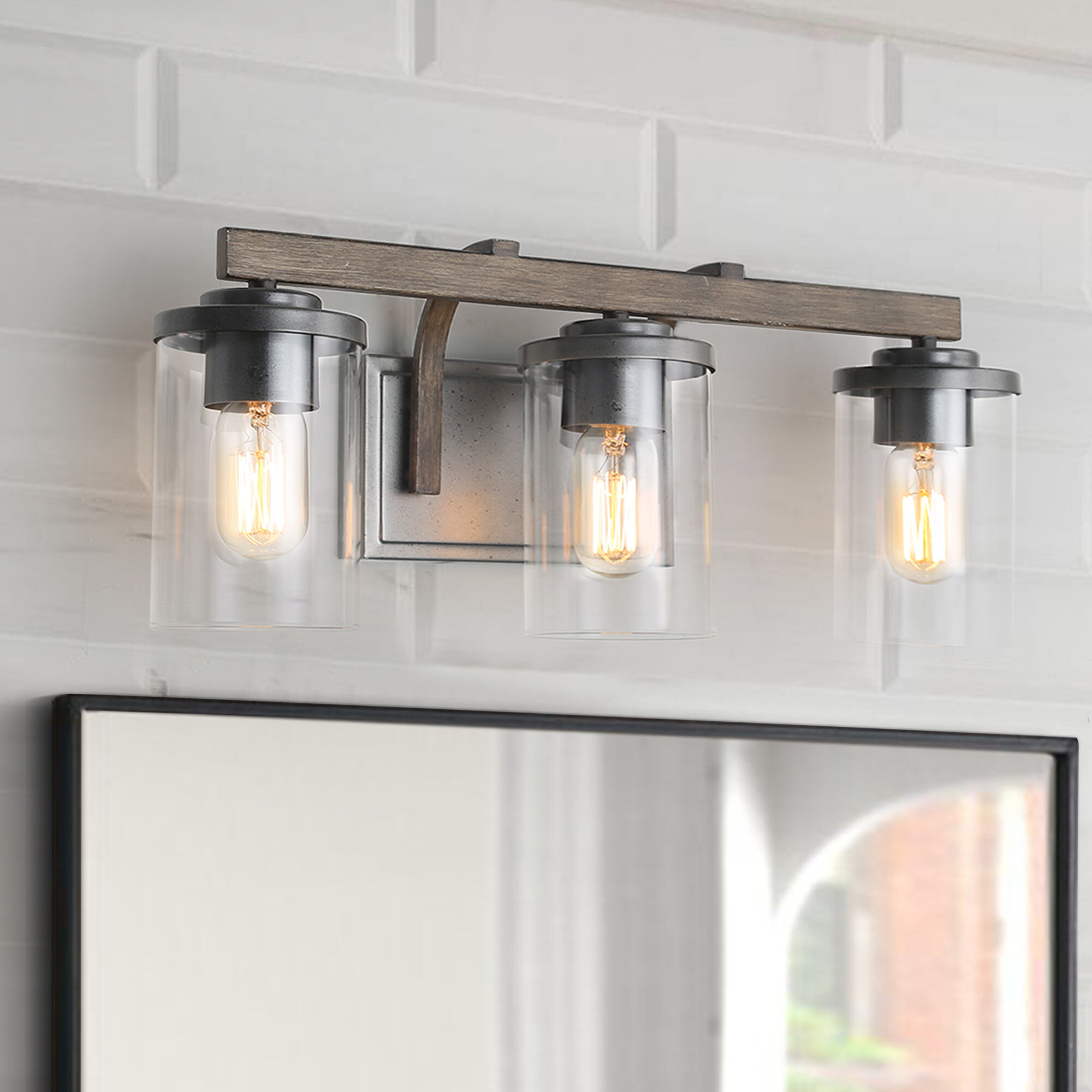 Union Rustic Kinman 3 - Light Dimmable Vanity Light & Reviews | Wayfair