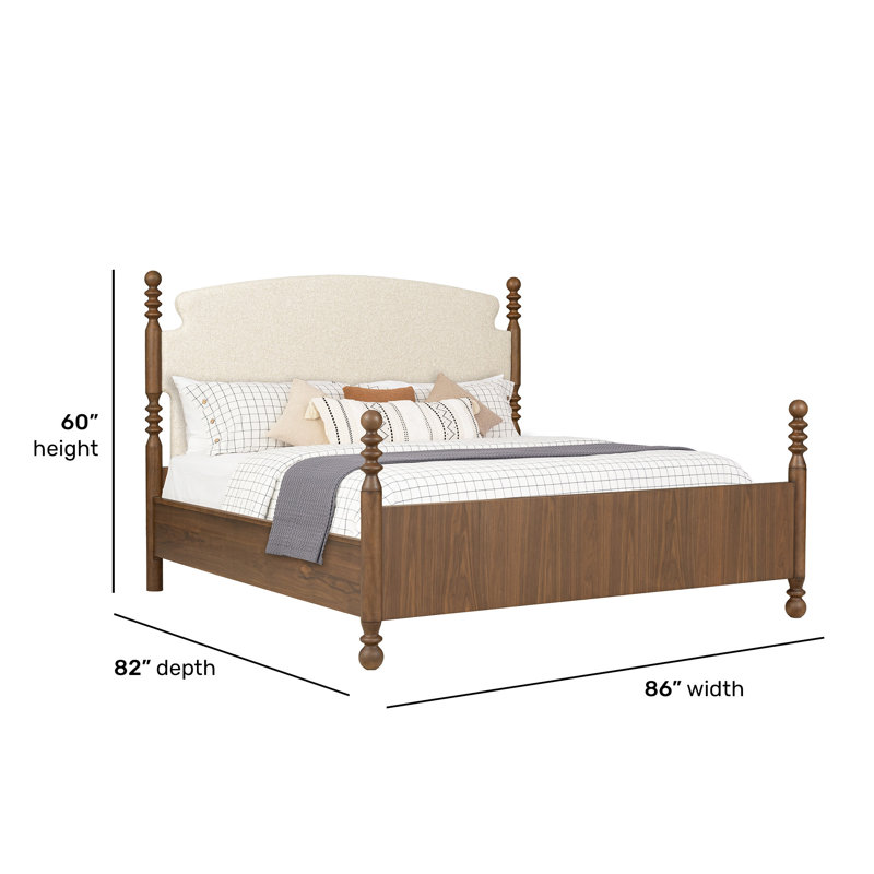 Camellia King Upholstered Bed, King