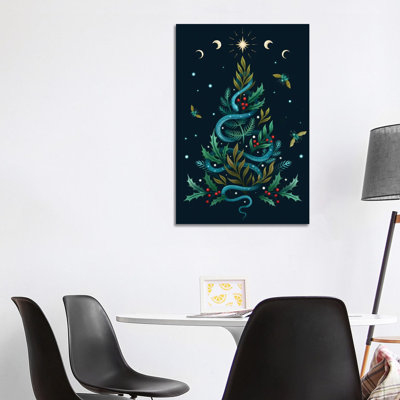 Serpentine Christmas - reproduction d'art murale - toile tendue