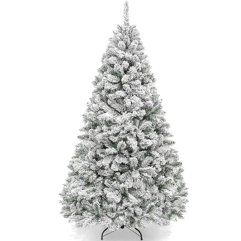 Asinse Artificial Spruce Christmas Tree, 7'