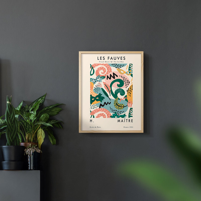 William Morris Framed Print CLI, Black, 14" H x 11" W