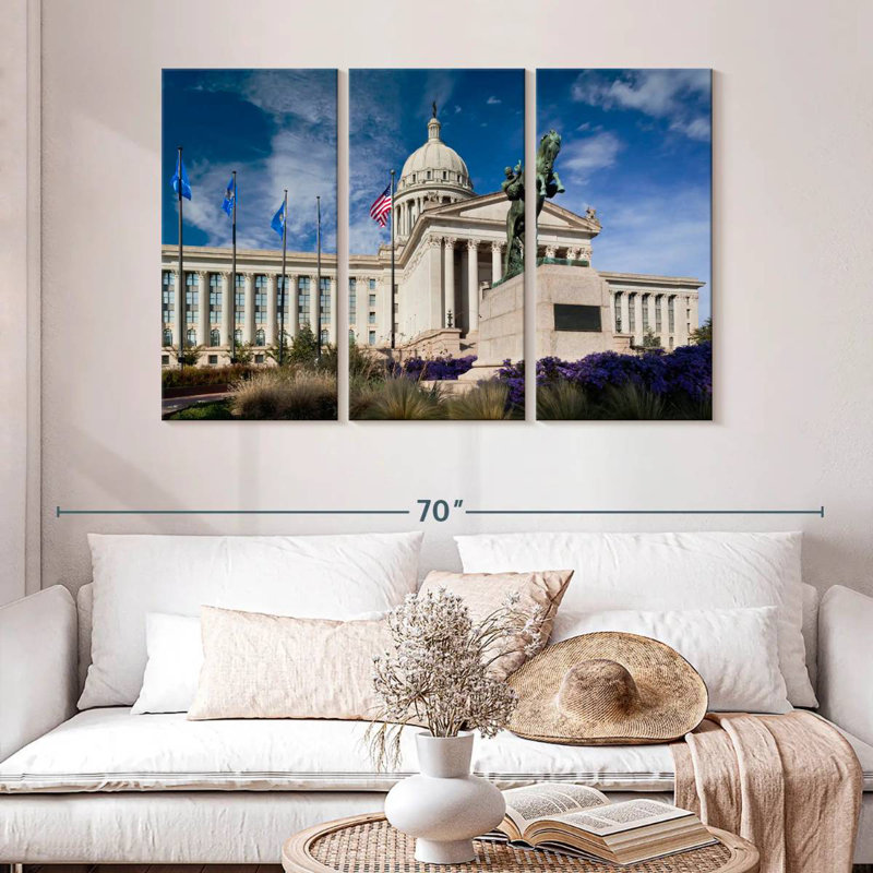 Rorry Oklahoma State Capitol, 32" H x 50" W