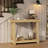 43.5" Elegant Oak Wood Color Console Table Entryway Table For Hallway-264846473