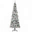 Arbre de Noël artificiel enneigé 7,5 pi-1090117017