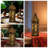 Moroccan Style Temple Hollow Iron Lantern, Vintage Ramadan Lamp Home Decoration Lights Ornaments,Hanging Metal Battery Operated for Table Indoor Decor