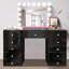 Coiffeuse Hollywood avec miroir