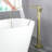 1 Handle Floor Clawfoot Tub Faucet with Diverter-61913481