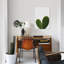 Impression d’art graphique sur toile tendue, "Heart cactus" par Orara studio-29681339-74390957-74390963