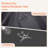 42"x16"x4" Bench Cushion,Waterproof Tufted and Slip-Resistant Comfortable Indoor/Outdoor for Furniture Seat Cushion,Gray-760482865-760482868