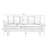 Lynus 70" Faux Leather Square Arm Loveseat