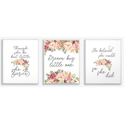 Plants & Flowers 3 - Piece Framed Art