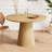 43" Wooden Circular Dining Table-1977861077