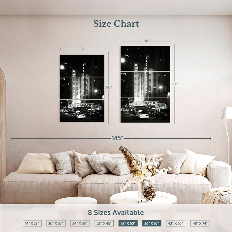 Lilie Radio City II, 50" H x 32" W