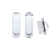 Oval Pocket Door Hardware - Passage Set with Edge Pull