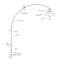 LAMPE DE SOL EN ACIER MODERNE 81 po H