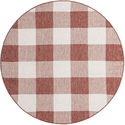 Tapis intérieur / extérieur rouge Borland