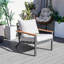 Chaise d'extérieur en aluminium William
