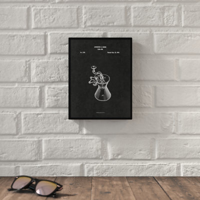 " 1840 Coffee Mill Grinder Vintage Patent Artwork "