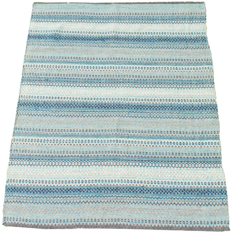Irving Place Wool Geometric Indoor Rug, Rectangle 3'10" x 5'7"