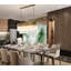 Lustre ovale moderne en cristal 12 lumières-638413014