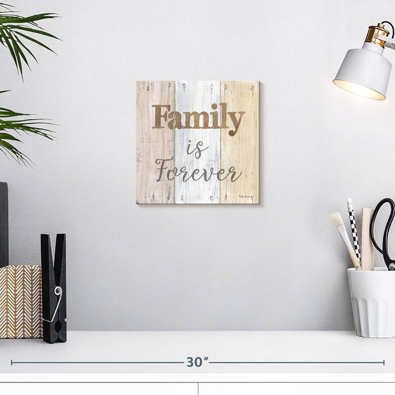 Plaque murale Kema Farmhouse Family Forever, H 10 po x l 10 po