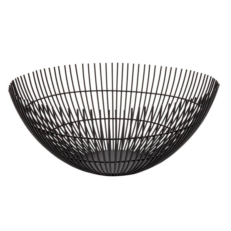 Bol décoratif en métal, Noir
