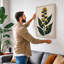 Yellow Flowering Plant Botanical - Wrapped Canvas-131764363-131764365