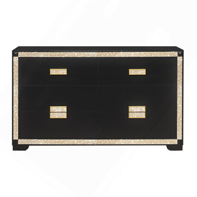 DRESSER ANIMÉ NOIR / DORÉ
