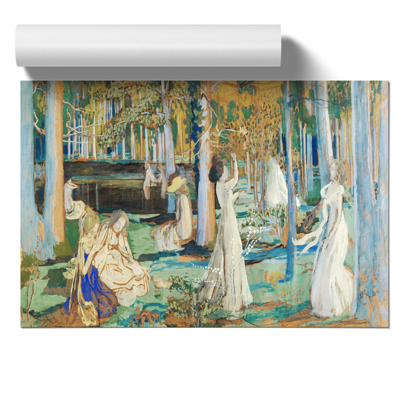The Sacred Wood by Maurice Denis - No Frame Painting, 42cm H x 59cm W x 0.1cm D