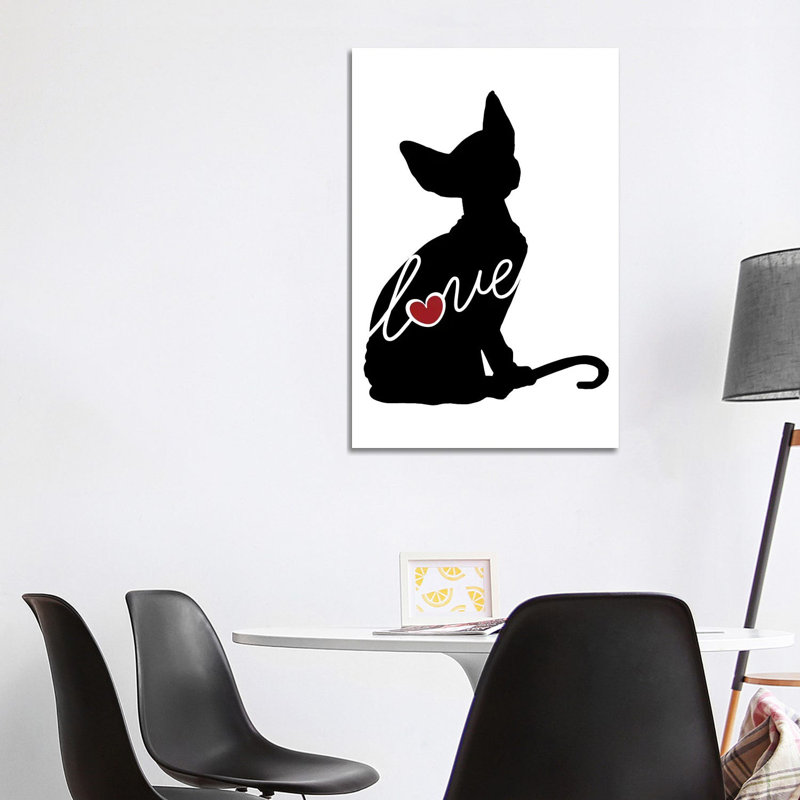 Sphynx Cat by Traci Anderson - Wrapped Canvas Gallery-Wrapped Canvas Giclée, 101.6 cm H x 66.04 cm W x 3.175 cm D