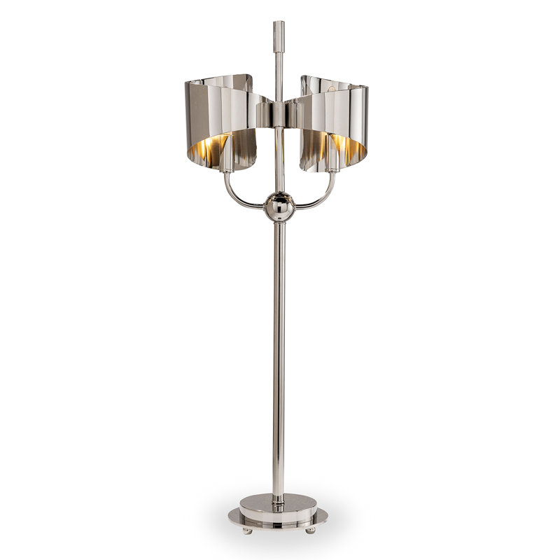 Quinton Table Lamp, Polished Nickel