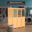 6 Ft. Tall Adjustable Shutter Room Divider Natural 6 Panel-2044687732-2044687734