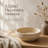 11" Cement Ribbed Decorative Bowl, Textured Sand-Infused Vessel