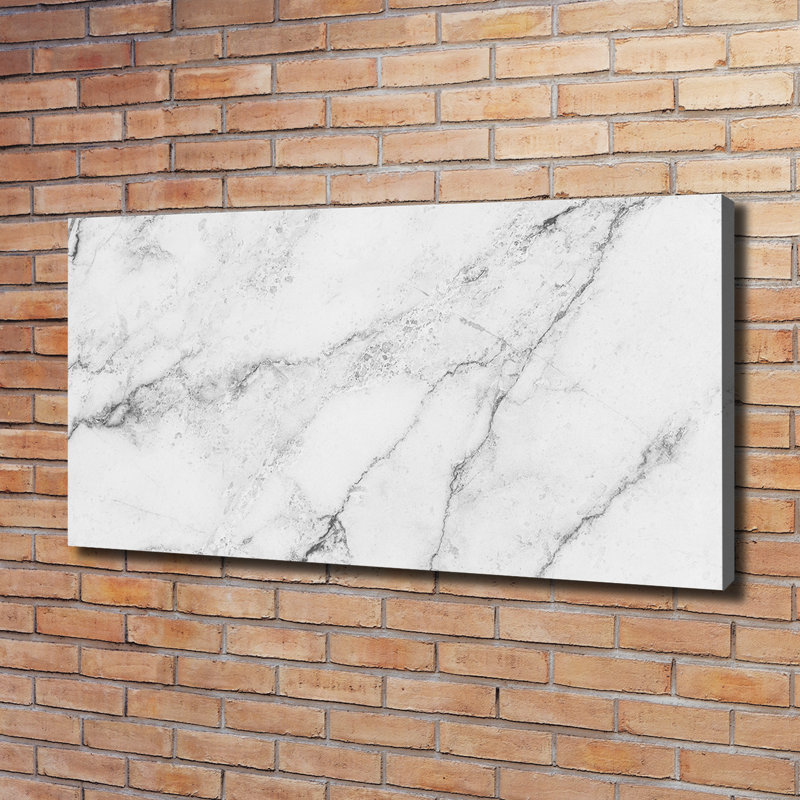Marble - No Frame Print on Canvas, Wrapped Canvas, 60cm H x 120cm W