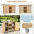 Outdoor Kitchen Island With Stainless Steel Top, Drop Leaf, 1 Drawer. Storage Cahinet With Adjustable Shelves, Towel And Spice Racks And A Bottle Opener-111715481