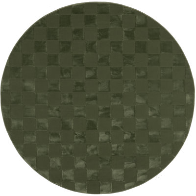 Alaiya Checkered Machine Washable Area Rug
