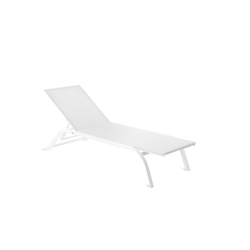 Averyann Outdoor Metal Chaise Lounge