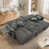 Velours gris foncé