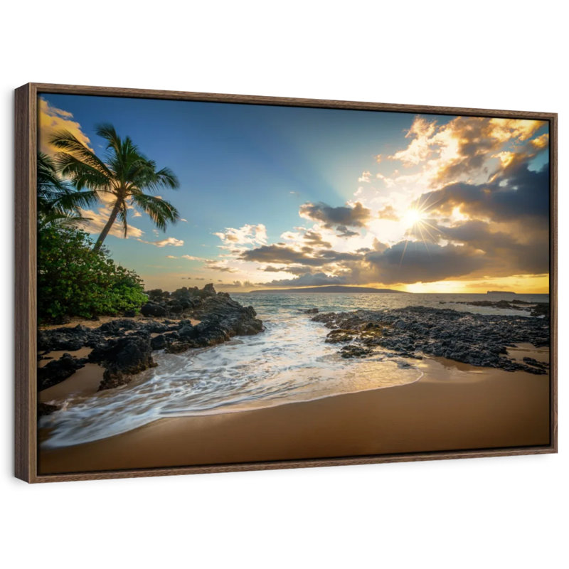 Gillard Makena Cove, ciel coucher de soleil, H 29 po x l 43 po