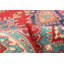 Tapis rouge foncé Malechi Gazni 5 pi 8 po x 8 pi 2 po
