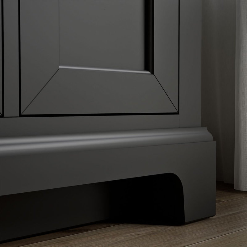 Charlemont 48 In. Bathroom Vanity Cabinet With Sink And Quartz Top, Dark Warm Gray